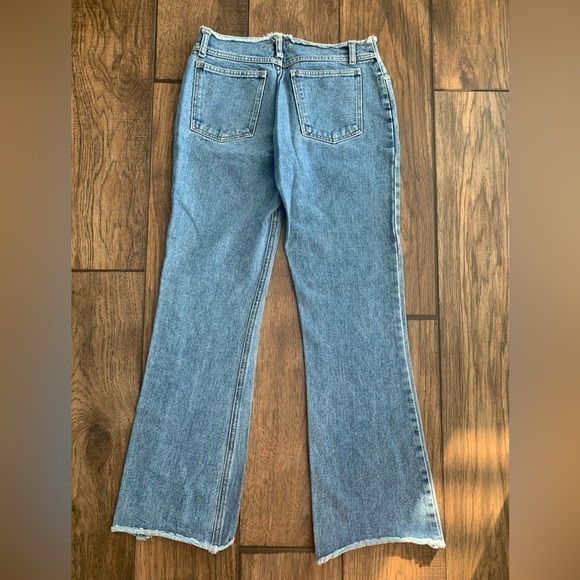 VTG 90’s No Boundaries Button Fly Juniors Denim Y2K Flare Raw Hem Bootcut Jeans - Picture 3 of 5